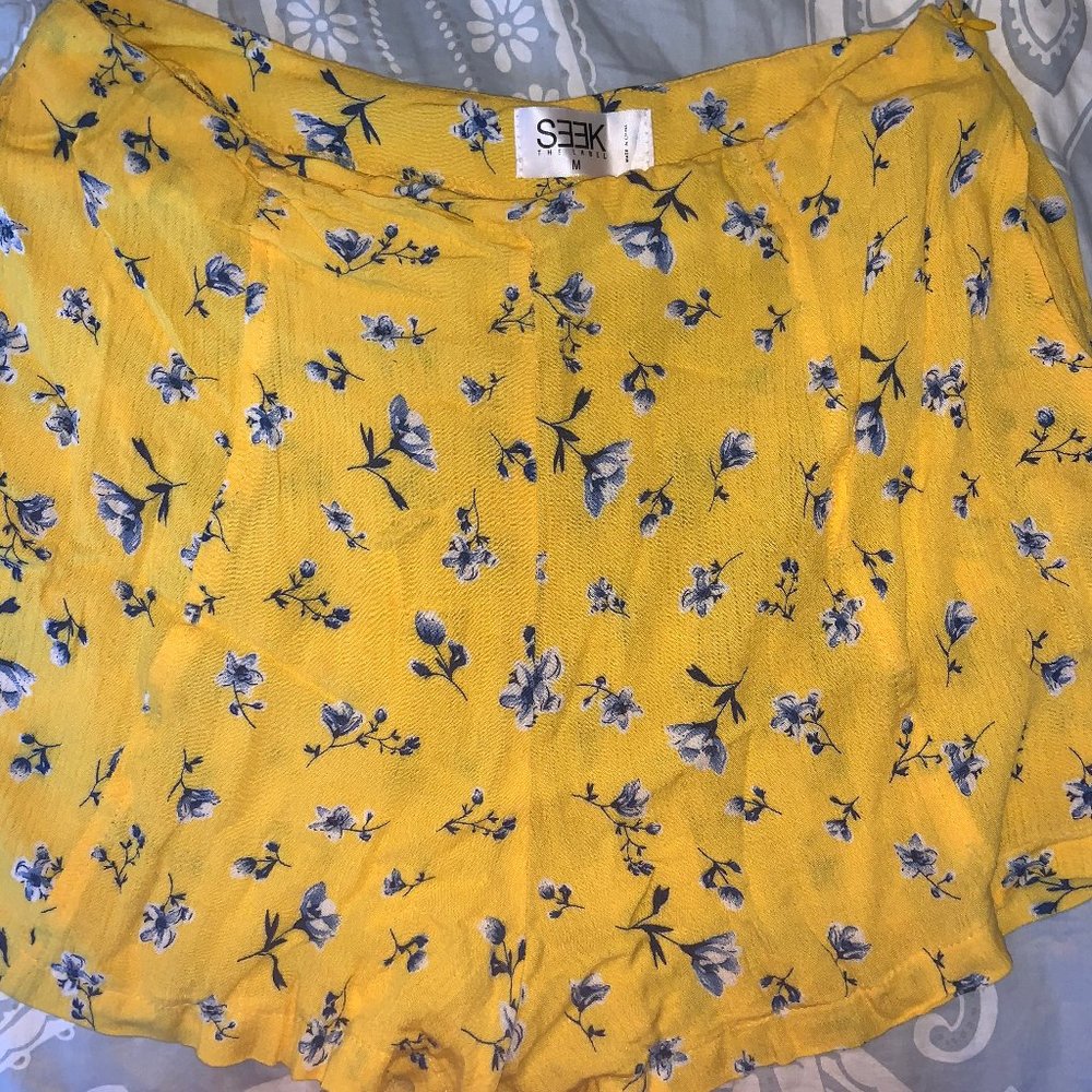 SEEK THE LABEL- Yellow Shorts